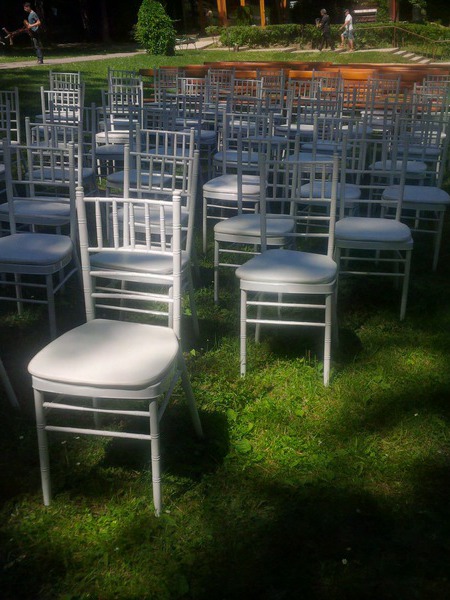 Amerikai thonett- chiavari szék fehér - Kép 1.